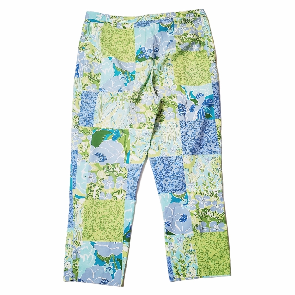 Lilly Pulitzer Zoo Patch Patchwork Pants - image 3